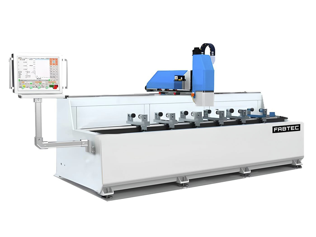 3-осевой сверлильно-фрезерный станок SKX3-CNC-3000 с ЧПУ для обработки алюминиевого профиля — фото 5