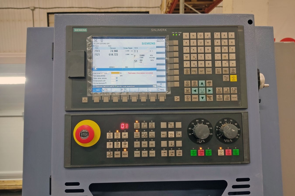 Токарный станок с ЧПУ Siemens 808D CK6150/750 с плоской станиной — фото 3