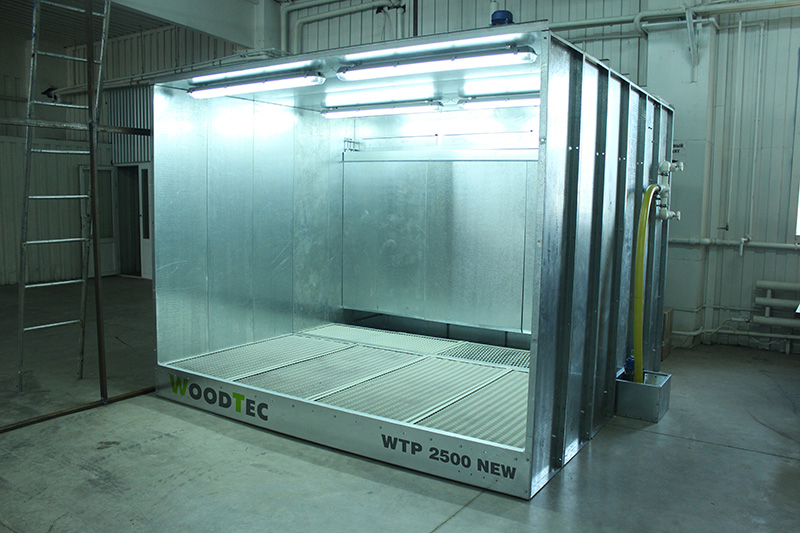 Окрасочная камера с активным водяным полом WoodTec WTP 2500 NEW — фото 2