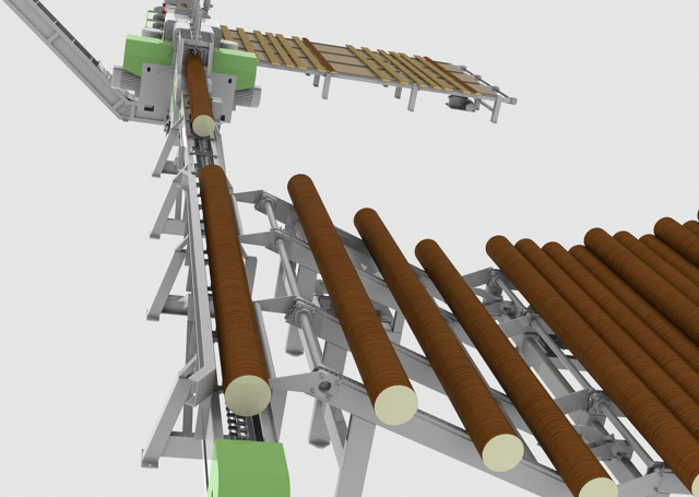 Фрезерно-пильный станок для тонкомера EcoWood UFP-260 — фото 27