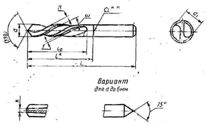 Сверло d16,5 х60х119  ц/х Р6АМ5  короткое левое ГОСТ 4010-77 "CNIC" (cnic59392)