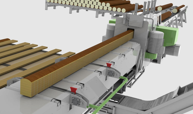 Фрезерно-пильный станок для тонкомера EcoWood UFP-260 — фото 26